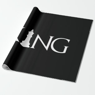 Papel De Presente King Chess Piece Halloween Figurume Chess Lover