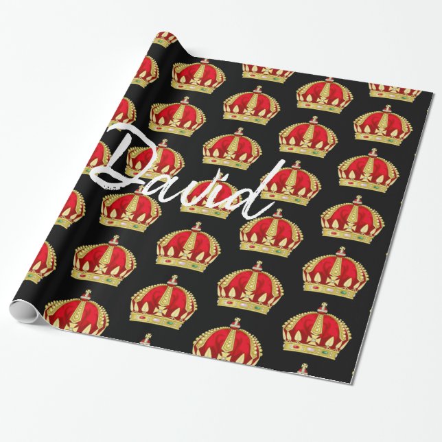 Papel De Presente King David Wrapping Paper (Desenrolado)