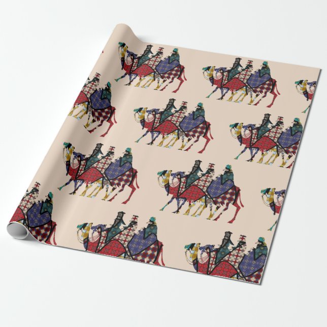 Papel De Presente Kings Viagem Para Ver Jesus Bebê (Desenrolado)