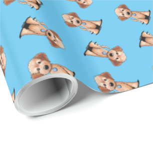 Papel De Presente KiniArt Goldendoodle