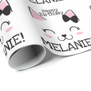 Papel De Presente Kitty Cat