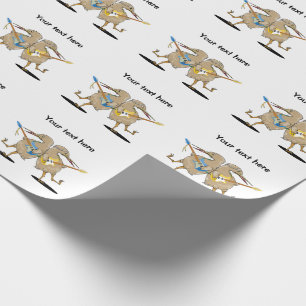 Papel De Presente Kiwi tocando guitarra