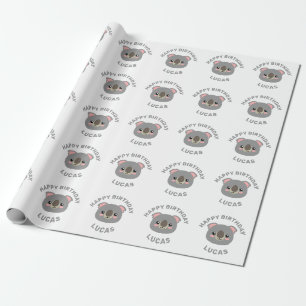 Papel De Presente Koala Birthday