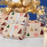 Papel De Presente Kraft Modern Christmas Tree and Snow flakes Gift<br><div class="desc">Kraft Modern Christmas Tree and Snow Flockes Gift Wrapping Paper "Elevem sua apresentação de presente de Natal com nosso 'Moderno Árvore de Natal e Flocos de Neve' Wrapping Paper. Esta design contemporânea combina árvores festivas de Natal e flocos de neve delicados para um toque na moda e elegante para seus...</div>