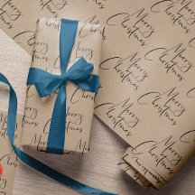 Kraft Rustic Felry Script de Natal
