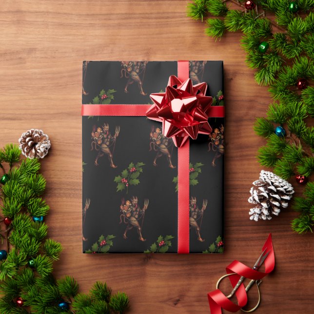 Papel De Presente Krampus (Presente de Natal)