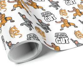 Papel De Presente Kung Fu Wrapping Paper