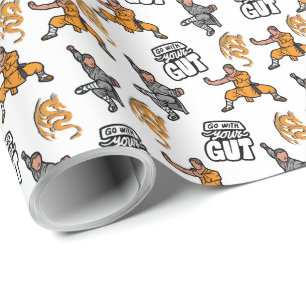 Papel De Presente Kung Fu Wrapping Paper