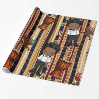Papel De Presente Kwanza Wrapping paper