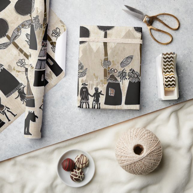 Papel De Presente Kwanzaa (Artesanato)