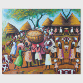 Papel De Presente Kwanzaa