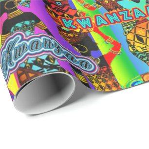 Papel De Presente Kwanzaa