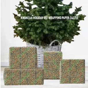 Papel De Presente Kwanzaa Holiday 017