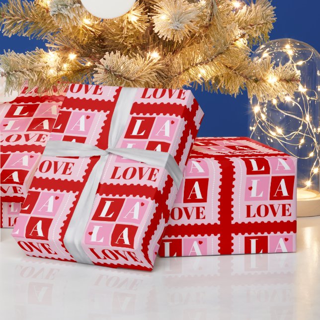 Papel De Presente La La Love Dia dos Namorados (Feriados)