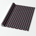 Papel De Presente Lábios rosas simples em festa preta<br><div class="desc">Torne seus presentes inesquecíveis com nosso papel de embrulho "Chic Kiss" Lábios Rosa em Preto para festas. Este papel de embrulho ousado e sofisticado é perfeito para adicionar um toque de glamour a qualquer ocasião, desde festas de aniversário e chá de noiva até eventos de relações públicas de cosméticos chiques....</div>
