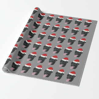 Papel De Presente Laboratório Preto Natal