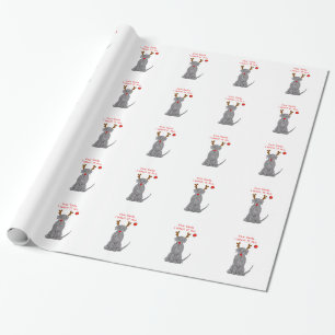 Papel De Presente Labrador retriever caro Papai noel….