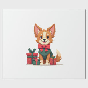 Papel De Presente Laço Festivo Papillon