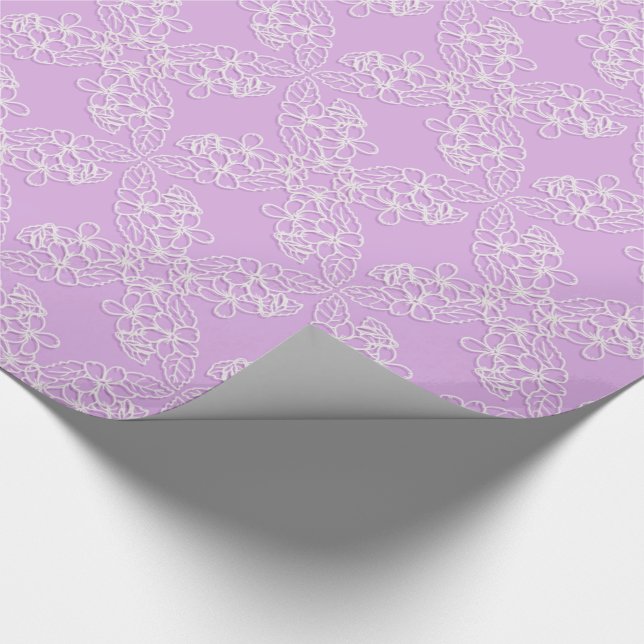 Papel De Presente laço floral (Ponta)