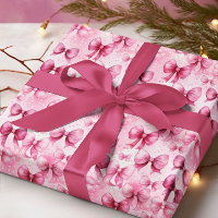 Laços e Fitas Cor-de-Rosa Elegantes e Caprichosos