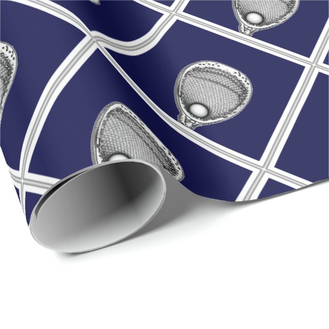 Papel De Presente Lacrosse Goalie Gift Wrappaper (Ponta do rolo)