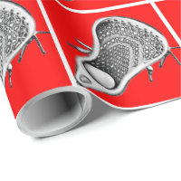 Lacrosse Sports Red Wraptor Paper
