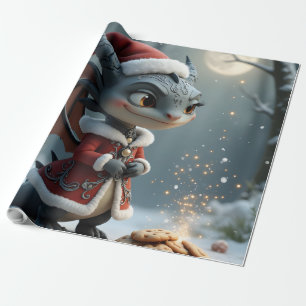 Papel De Presente Ladrão de Biscoitos ao Luar – O Dragão Cinza do Na