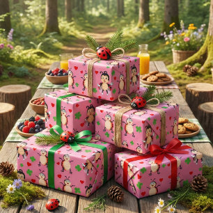 Papel De Presente Lady Bugs