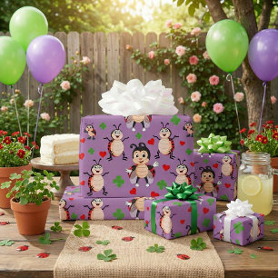 Papel De Presente Lady Bugs