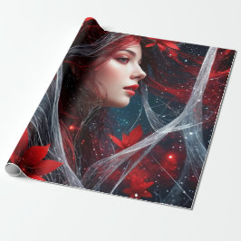 Papel De Presente Lady Christmas