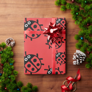 Papel De Presente ladybird E Ladybug