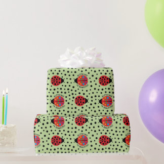 Papel De Presente Ladybug Autismo Neurodiversidade Aniversário Autis