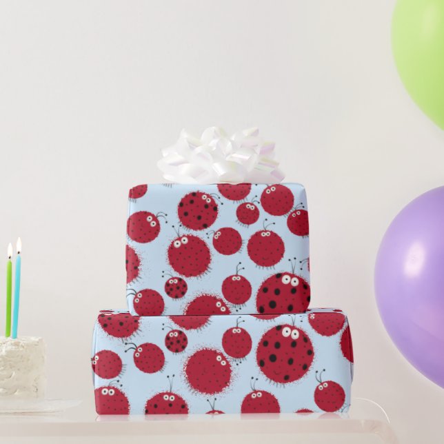 Papel De Presente Ladybug Shindig (Presentes para festas)