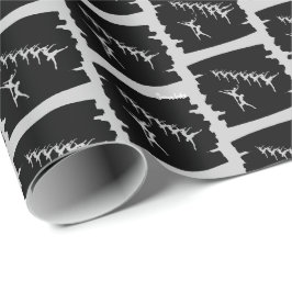 Papel De Presente Lago Swan