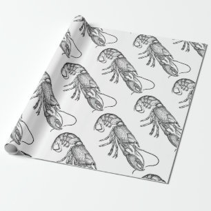 Papel De Presente Lagosta gráfica