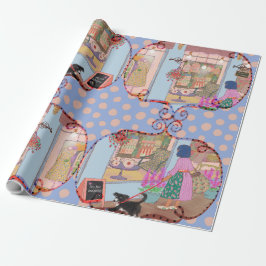 Papel De Presente LALATOWN Shopping Day Wrapping Paper 1