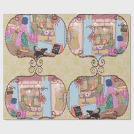 Papel De Presente LALATOWN Shopping Day Wrapping Paper 4