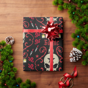 Papel De Presente Lâmpada Gótica E Acessórios