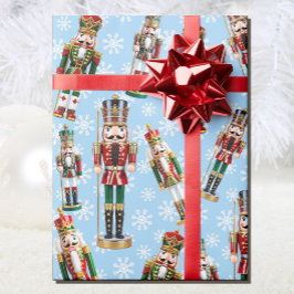 Papel De Presente Lançamento de Noz Crack em Rolo de Natal na Neve