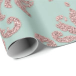 Papel De Presente Largura Dourada do Rosa Damask<br><div class="desc">Livro de Glam e Chic Wrapping Paper para muitas ocasiões como aniversário,  aniversário,  casamento,  festa de noiva,  novo emprego,  nova casa,  festa corporativa,  festa de aposentadoria,  novo bebê.. florenceK</div>