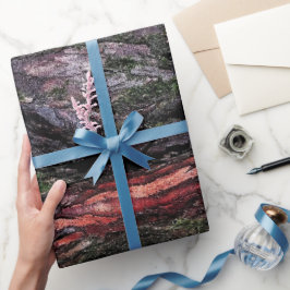 Papel De Presente Latido de madeira de mossy