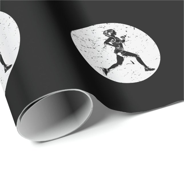 Papel De Presente Läuferin trainiert für die nächste Langstrecke (Ponta do rolo)