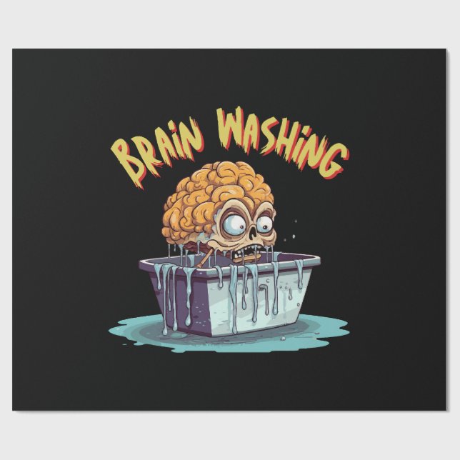 Papel De Presente Lavagem Cerebral (Aberto)