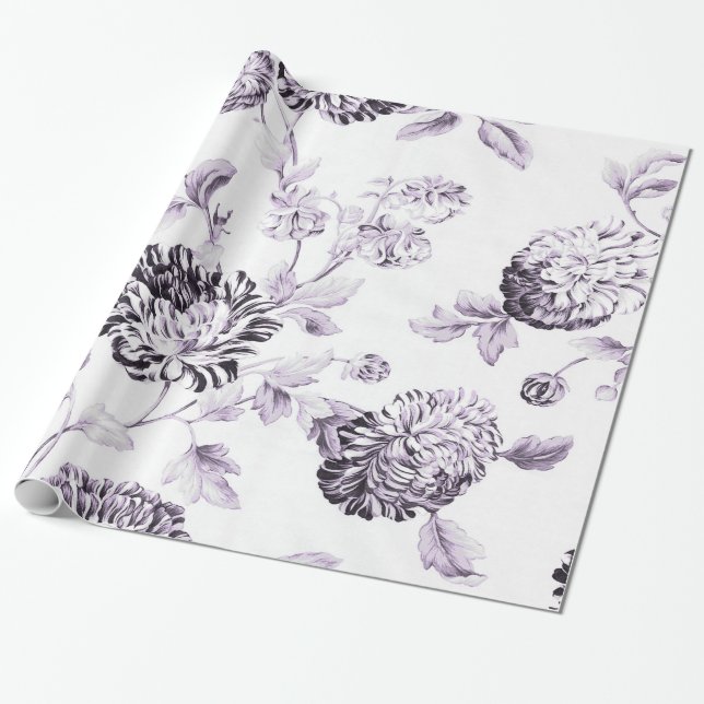 Papel De Presente Lavanda Blush Banal (Desenrolado)