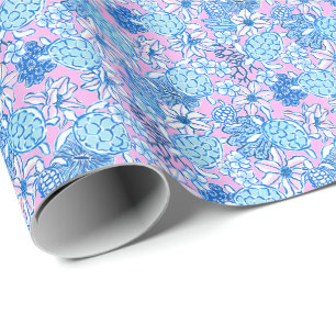 Papel De Presente Lavanda de Impressão de praia de pré-disquete e ta