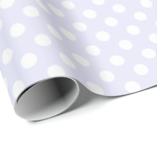 Papel De Presente Lavanda dos pontos