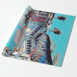 Papel De Presente ldp VENICE - gondolas - rialto -