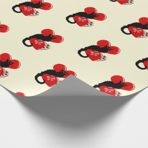 Papel De Presente Le Chat Noir Heart Candy Dia dos Namorados