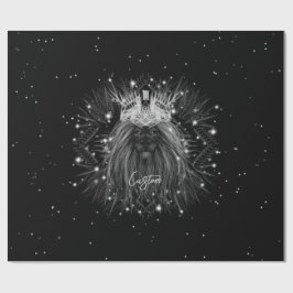 Papel De Presente Leão de Starlight com Monograma Coroa