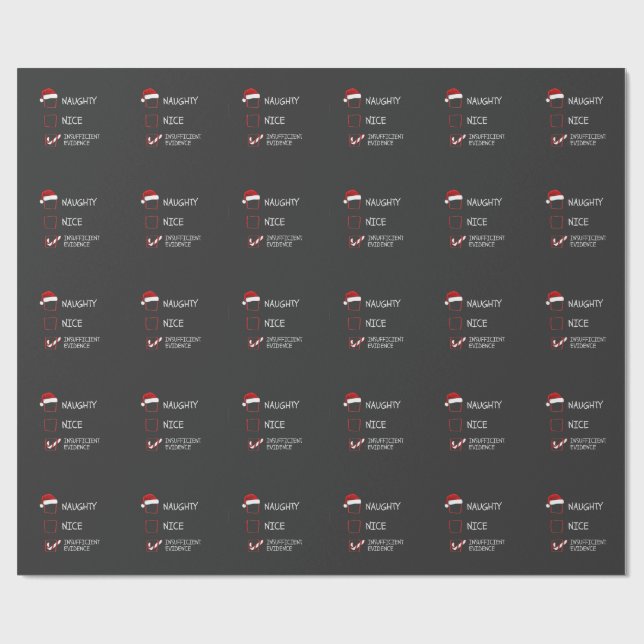 Papel De Presente Legal Bom Dia Presente Natal Mal Comportado Evidên (Aberto)